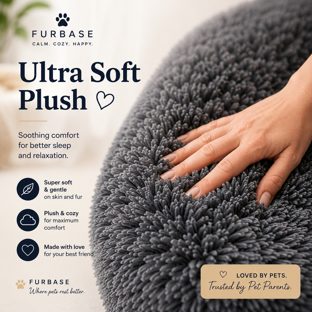 Furbase Calming Pet Bed — Anti Anxiety Dog & Cat Bed